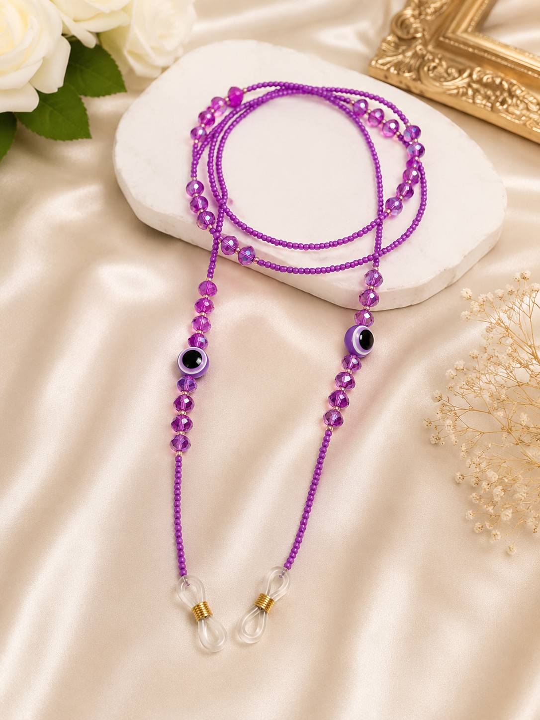 بند عینک چشم نظر بنفش🧿💜