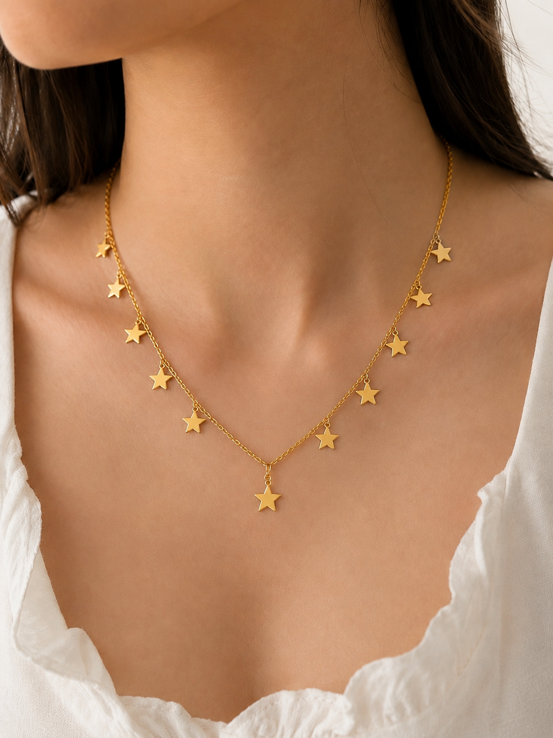 گردن بند ستاره استیل ✨